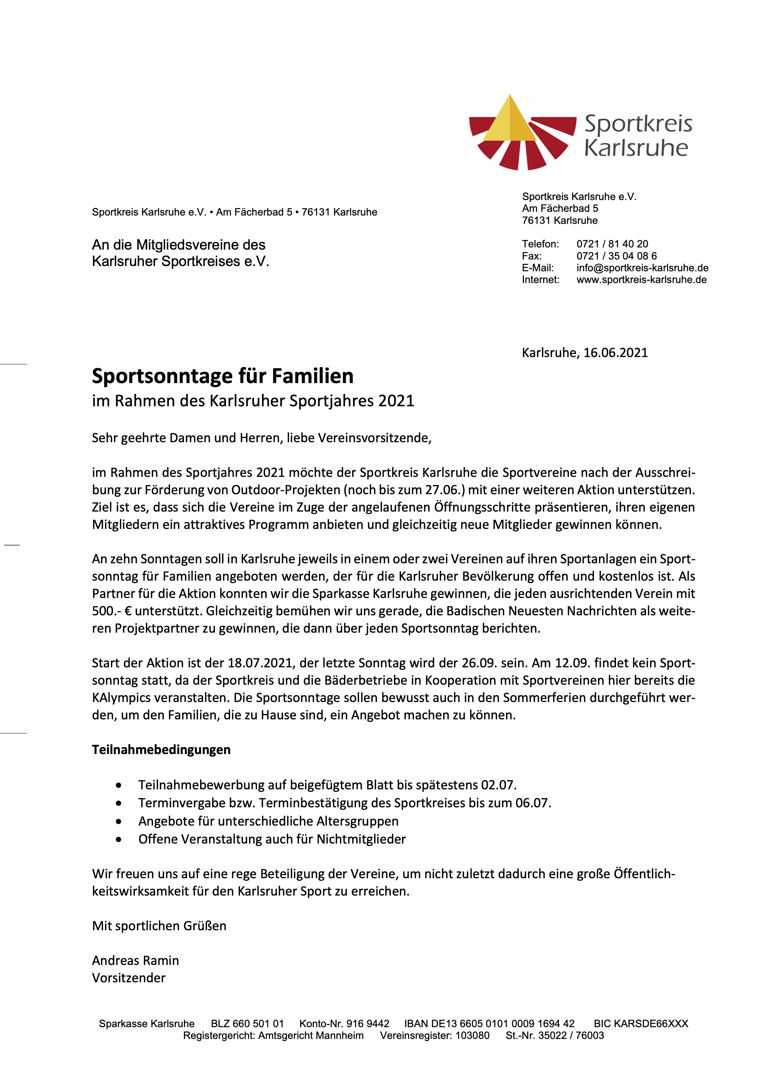 Sportsonntage für Familien